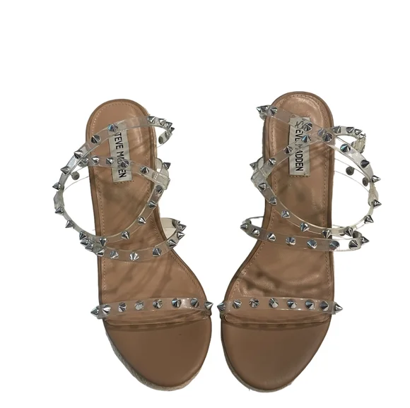 Steve Madden Shoes Steve Madden Womens Metallic Jaxy Studded